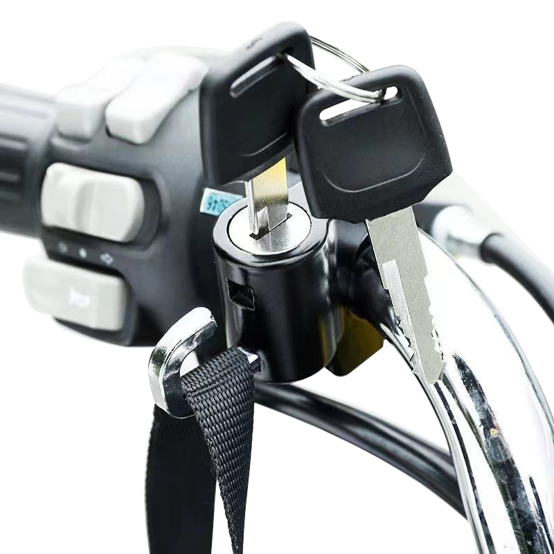 Commuter Bike Lock - Universal Motorcycle Helmet Lock Anti-Theft Fixed