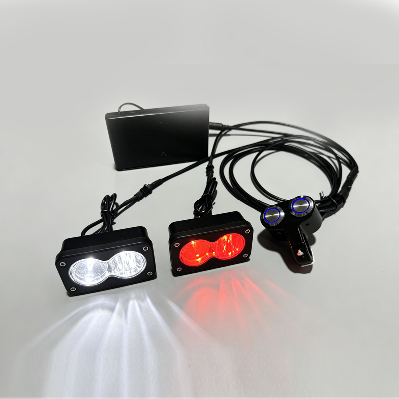 Damei Dual Lens LED Front ligh - Bike Light Front Rear 评论和价格