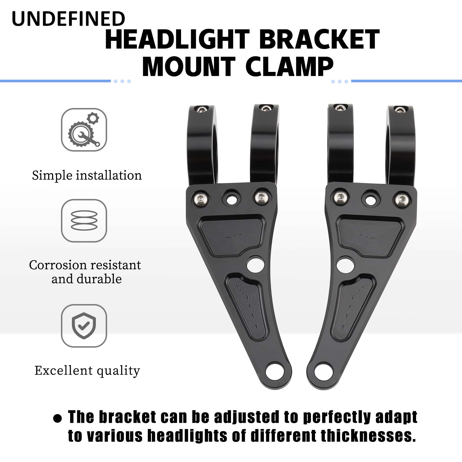 33mm-58mm Headlight Bracket Mo - Cycling In City 评论和价格