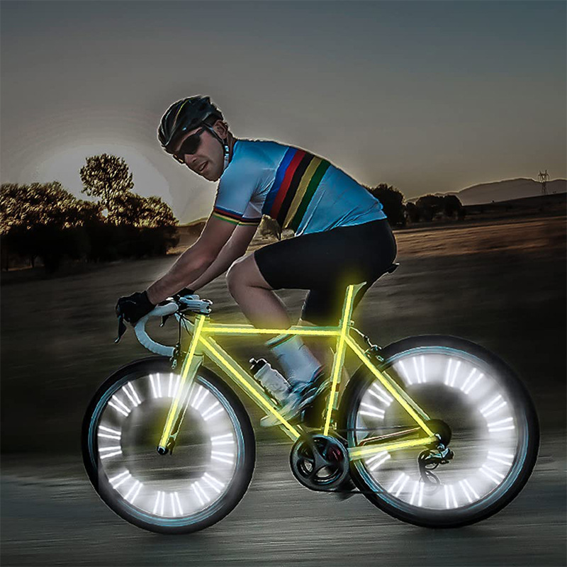 Green Outline Bike Spoke Refle - Spoke Reflector Set 评论和价格