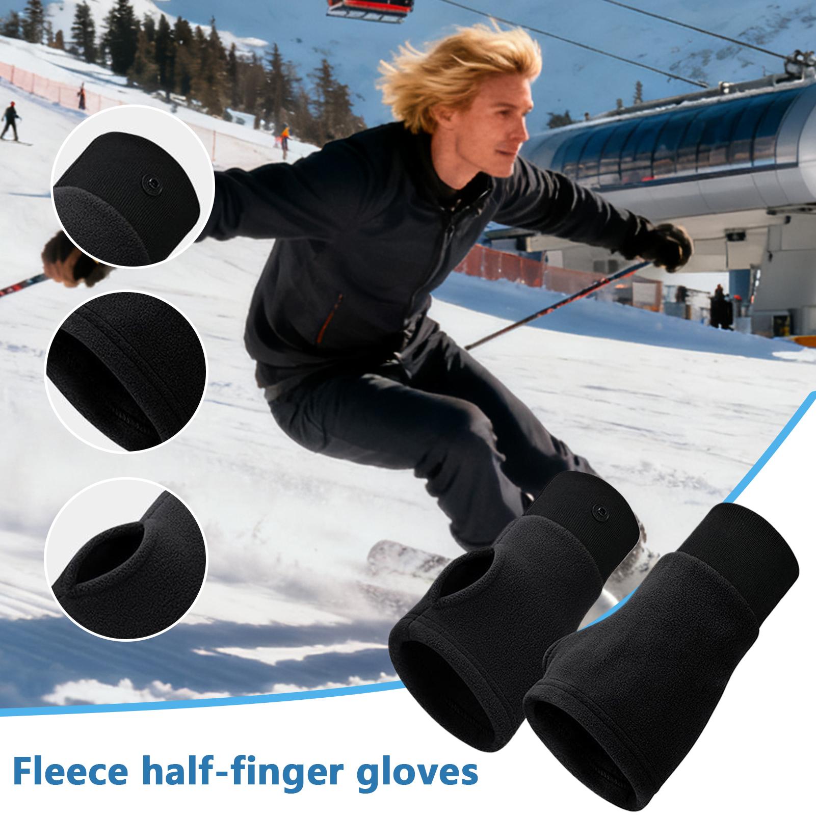 Half Finger Gloves Windproof C - Waterproof Cycling Commute 评论和价格