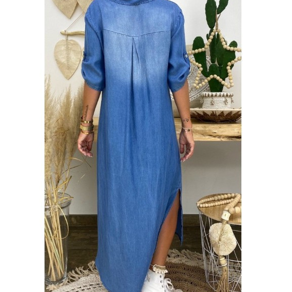 Loose Women's Denim Dress Wash - Cycling Commute Outfit 评论和价格