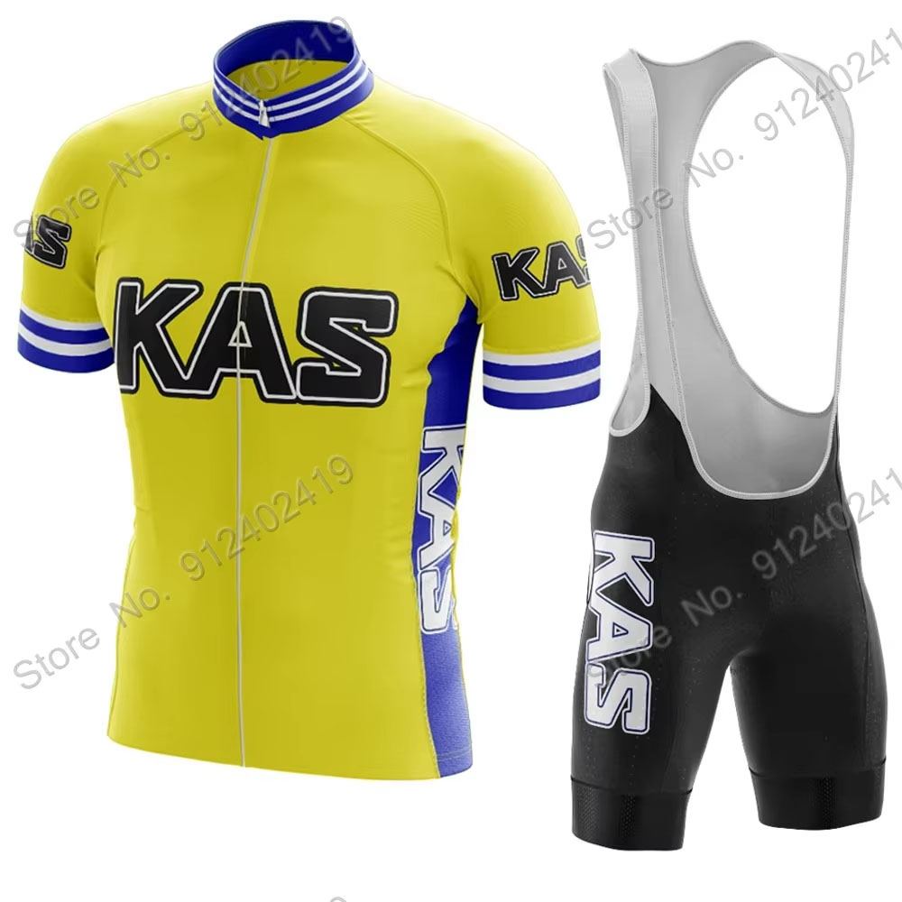 New Retro Kas Team 2026 Cyclin - Cycling Commuter Clothing 评论和价格