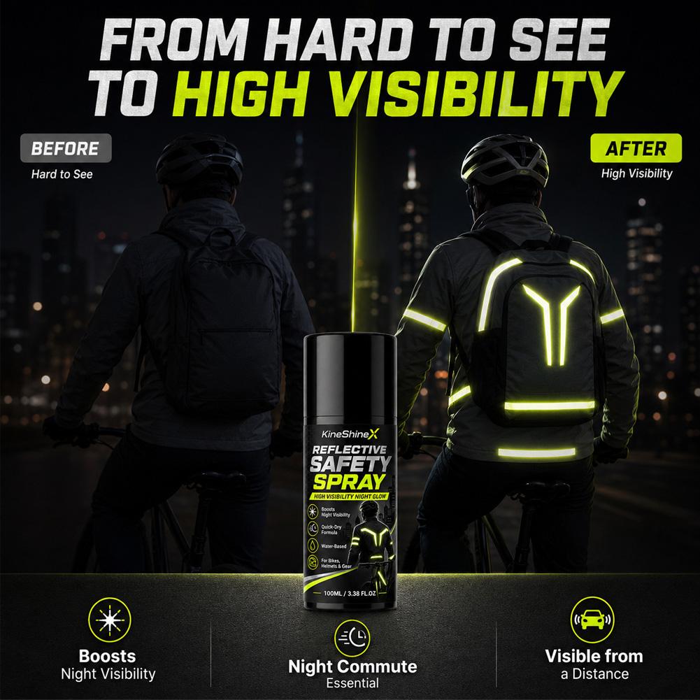 Night Reflective Safety Spray  - Cycling Commute Gear 评论和价格